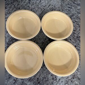 Homer Laughlin sunflower yellow fiestaware pasta / cereal bowls